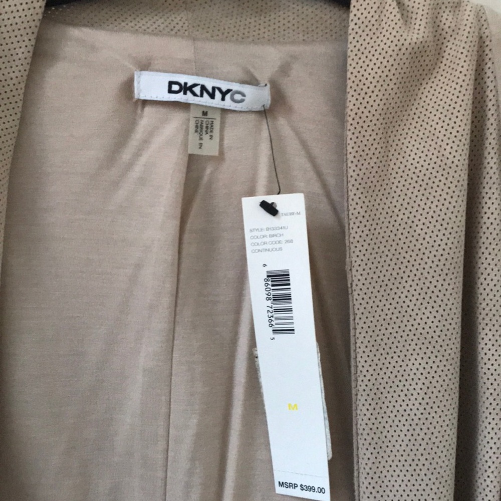 Dkny nyc beige sweater jacket NWT medium - Picture 2 of 7